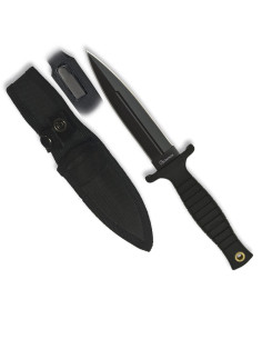 Albainox schwarzes taktisches Messer