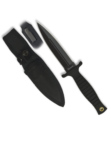 Albainox schwarzes taktisches Messer