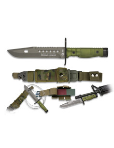 Cuchillo táctico Bayoneta verde