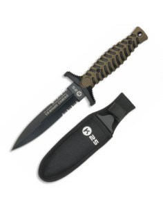 Cuchillo K25 con baño de titanio (24 cm.)