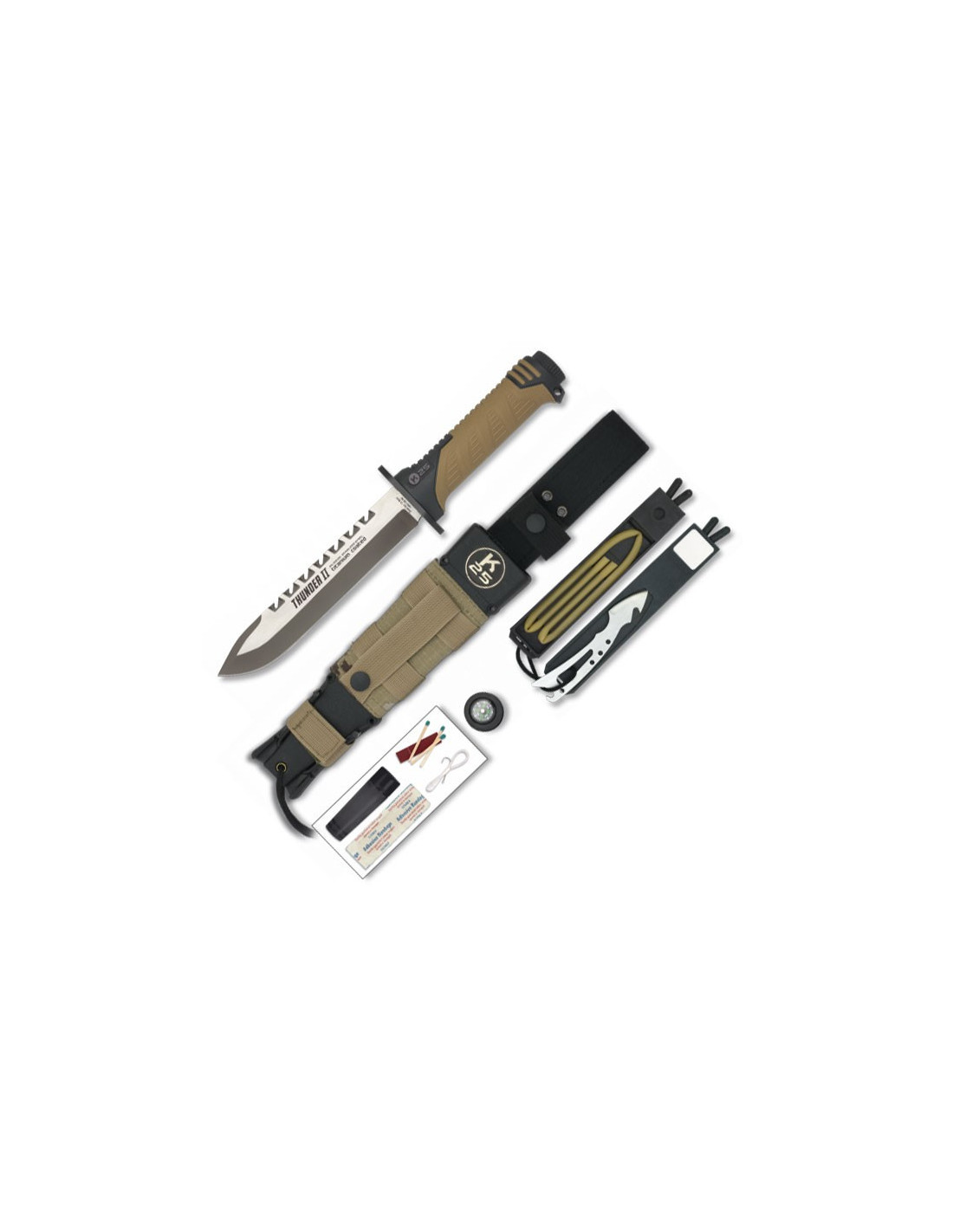 Cuchillo táctico Thunder I Camo Esp. ⚔️ Tienda-Medieval