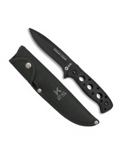 Cuchillo táctico en acero recubierto de titanio (24 cm.)