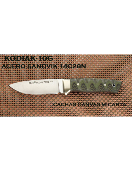 Cuchillos Kodiak en acero sandvik sueco