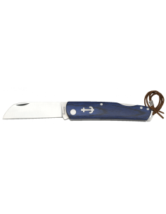 Blauw matrozenzakmes met slot