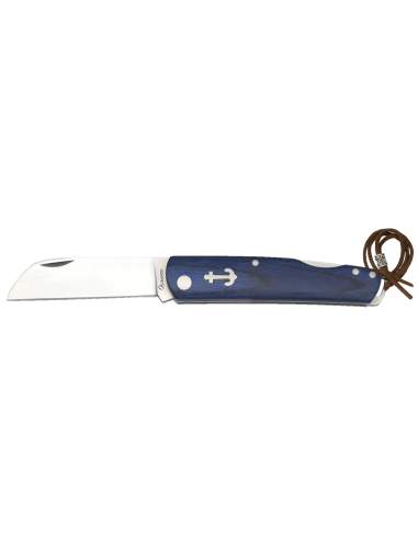 Navaja marinera azul con bloqueo ⚔️ Tienda-Medieval