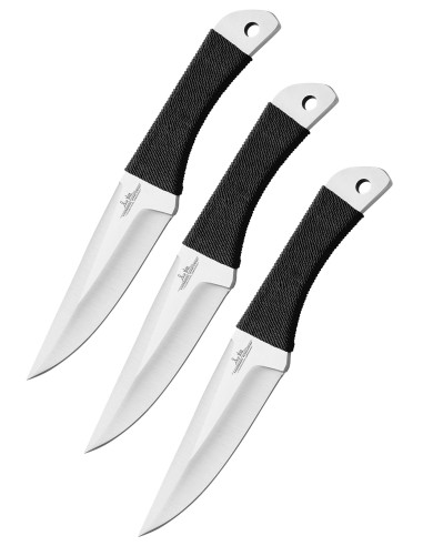 Set 3 cuchillos lanzadores Cord Grip Gil Hibben