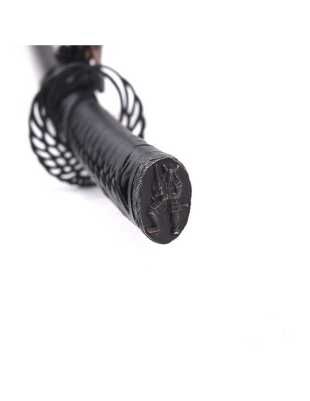 Vingetype tsuba ornamental katana med...