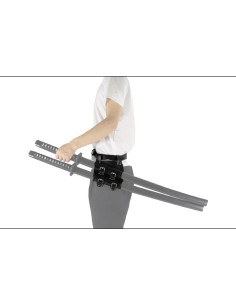 Tahalí-Gürtel zum Tragen von 2 Katanas 2
