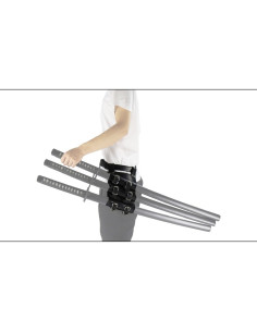 Tahalí-Gürtel zum Tragen von 3 Katanas 2