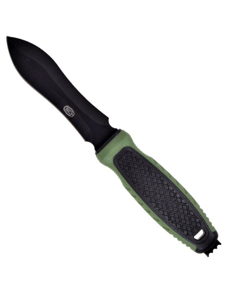 Cuchillo negro-verde oliva de...