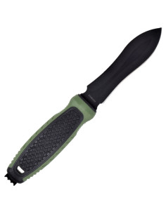Cuchillo negro-verde oliva de submarinismo SCK (24 cm.) 2