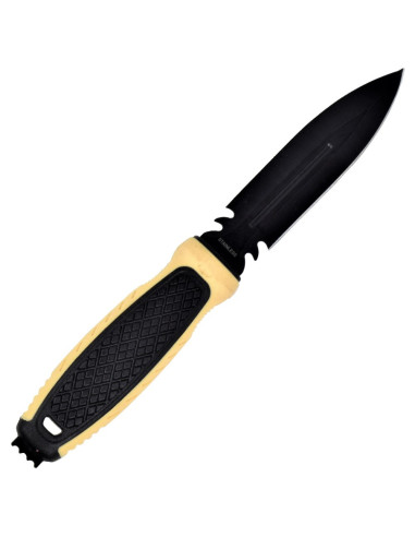 Cuchillo de buceo Neptuno, amarillo-negro ⚔️ Tienda-Medieval