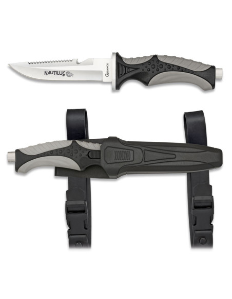 Nautilus duikmes, zwart