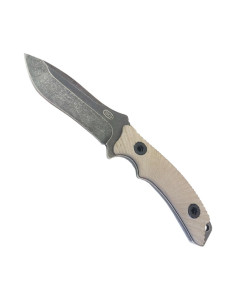 Cuchillo táctico SCK hoja acero inox. un solo filo (23 cm.)