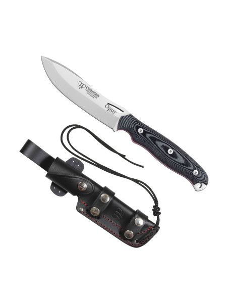 Cudeman Ness Wolf sort micarta kniv