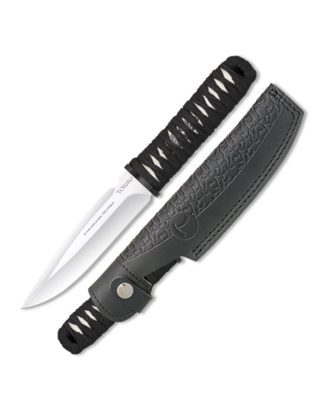 Cuchillo TOKISU con funda de piel...