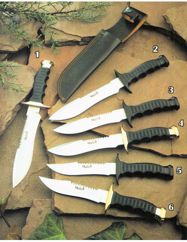 Mellem Ord Tøm skraldespanden Taktisk kniv med gummigreb ⚔️ Tienda Medieval Modelo 2