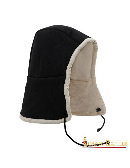 Middelaldercrepe med snørebånd - sort