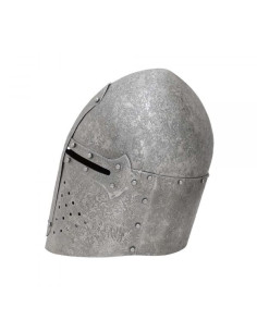 Conische suikerbrood middeleeuwse helm, 14e eeuw 2