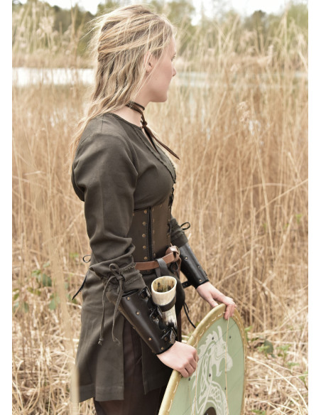 Ylva Viking Damen-Tunika – olivgrün