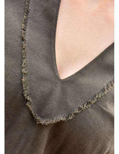 Ylva Viking Damestuniek - olijfgroen