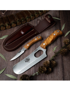 Set Hacha Alaska y cuchillo mini Alaska de montería