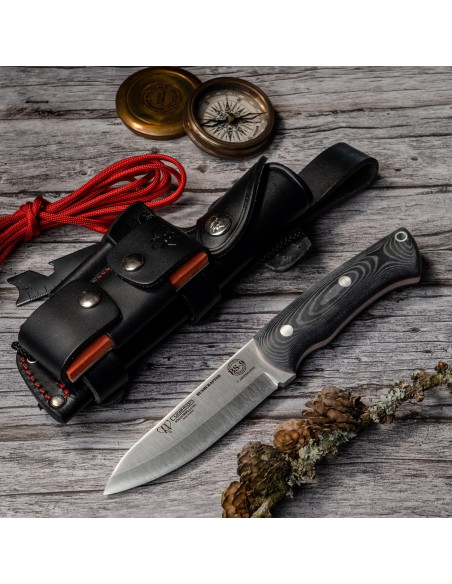 Bushcrafter mes micarta handvat van...