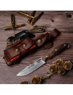 Cuchillo Cudeman Ness Wolf nogal, COMPLETO
