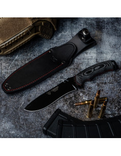 Cuchillo táctico Boina Verde Cadete, mango micarta