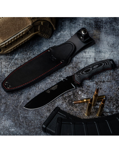 Cadet Green Beret tactisch mes, handgreep van micarta