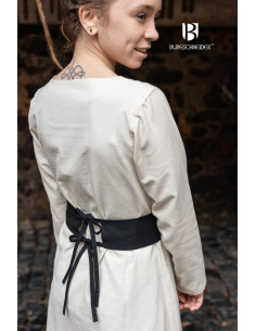Cinturón medieval ajustable Sieglinde, negro 2