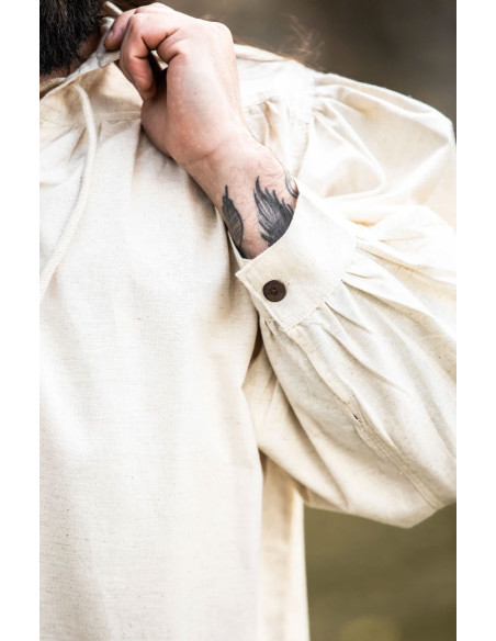Camisa medieval modelo Ulrich, color... Camisa medieval modelo Ulrich, color...