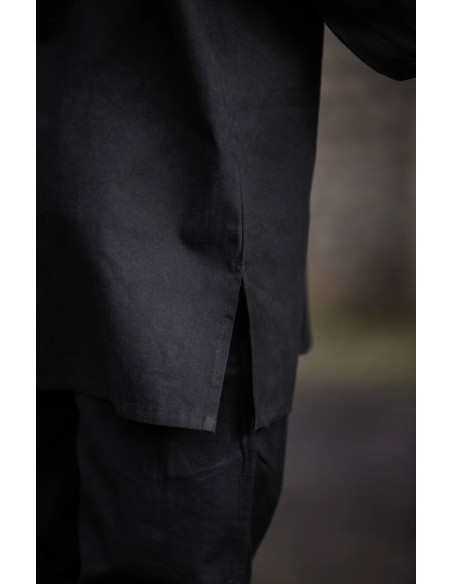 Ulrich model middelalderskjorte, sort...
