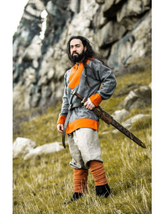 Roland model wollen Viking tuniek, grijs 2