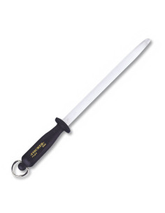 Ovalt Fischer stål med sort håndtag (40 cm.)