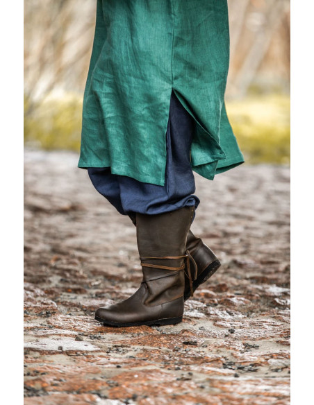 Halvar Linnen Viking Tuniek Groen