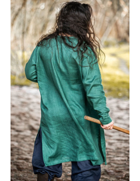 Halvar Linnen Viking Tuniek Groen