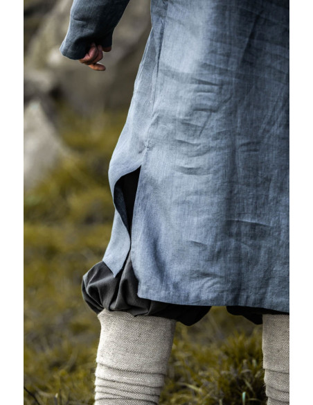 Halvar Linned Viking Tunika Grå