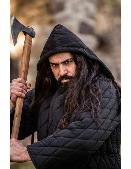 Gepolsterter mittelalterlicher Umhang...