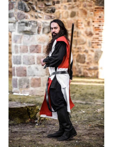 Middeleeuwse Tuniek Schaakbord, wit-rood