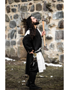 Túnica medieval Tablero de Ajedrez, blanco-negro 2