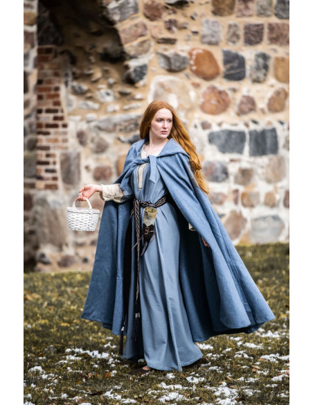 Middeleeuwse mantel met capuchon...