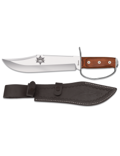 Cuchillo Marshall, tipo Bowie, con defensa