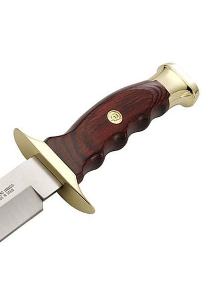 Cuchillo Muela Bowie, madera coral...