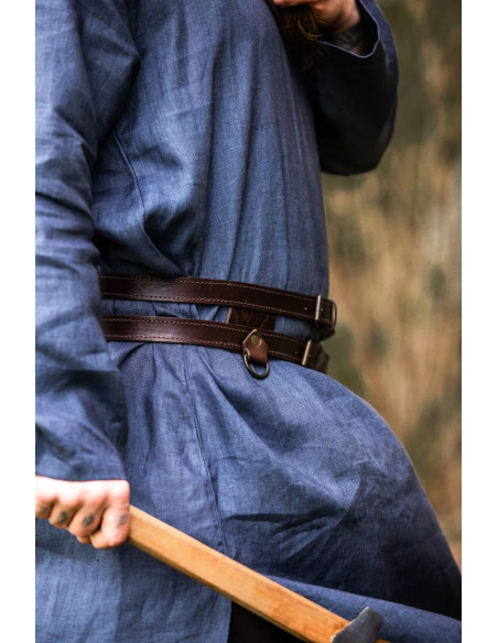 Viking dubbele lederen riem, model...