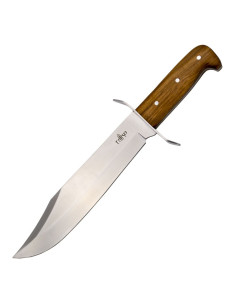 Cuchillo Bowie de caza Third, mango madera