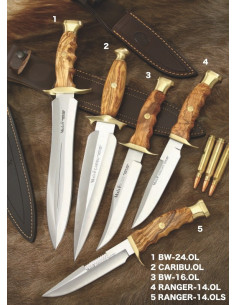 Cuchillos Ranger, Bowie, Caribu