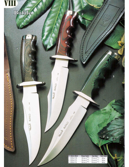 Cuchillo Búfalo con puño de madera