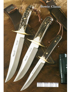 Cuchillo Bowie-Classic con cachas de ciervo