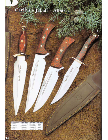 Caribou-Vildsvin-Albar knive